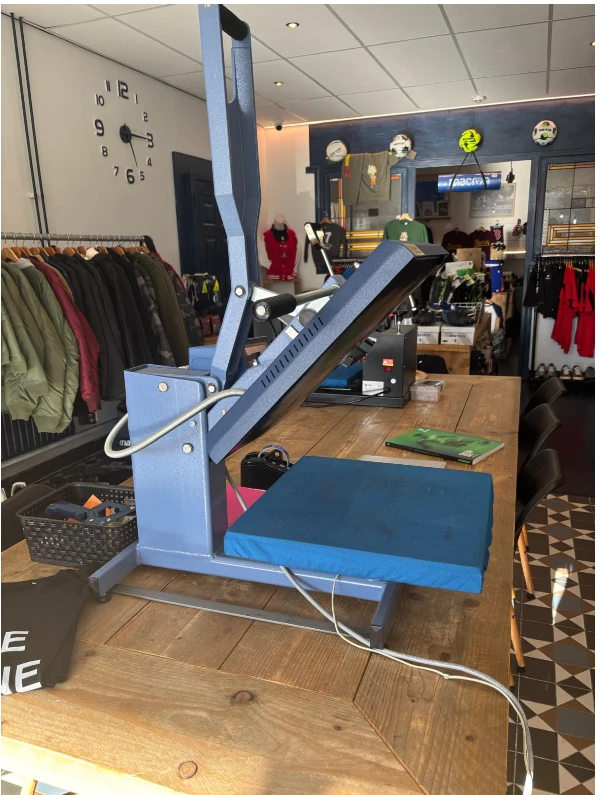 Transferpers in de winkel